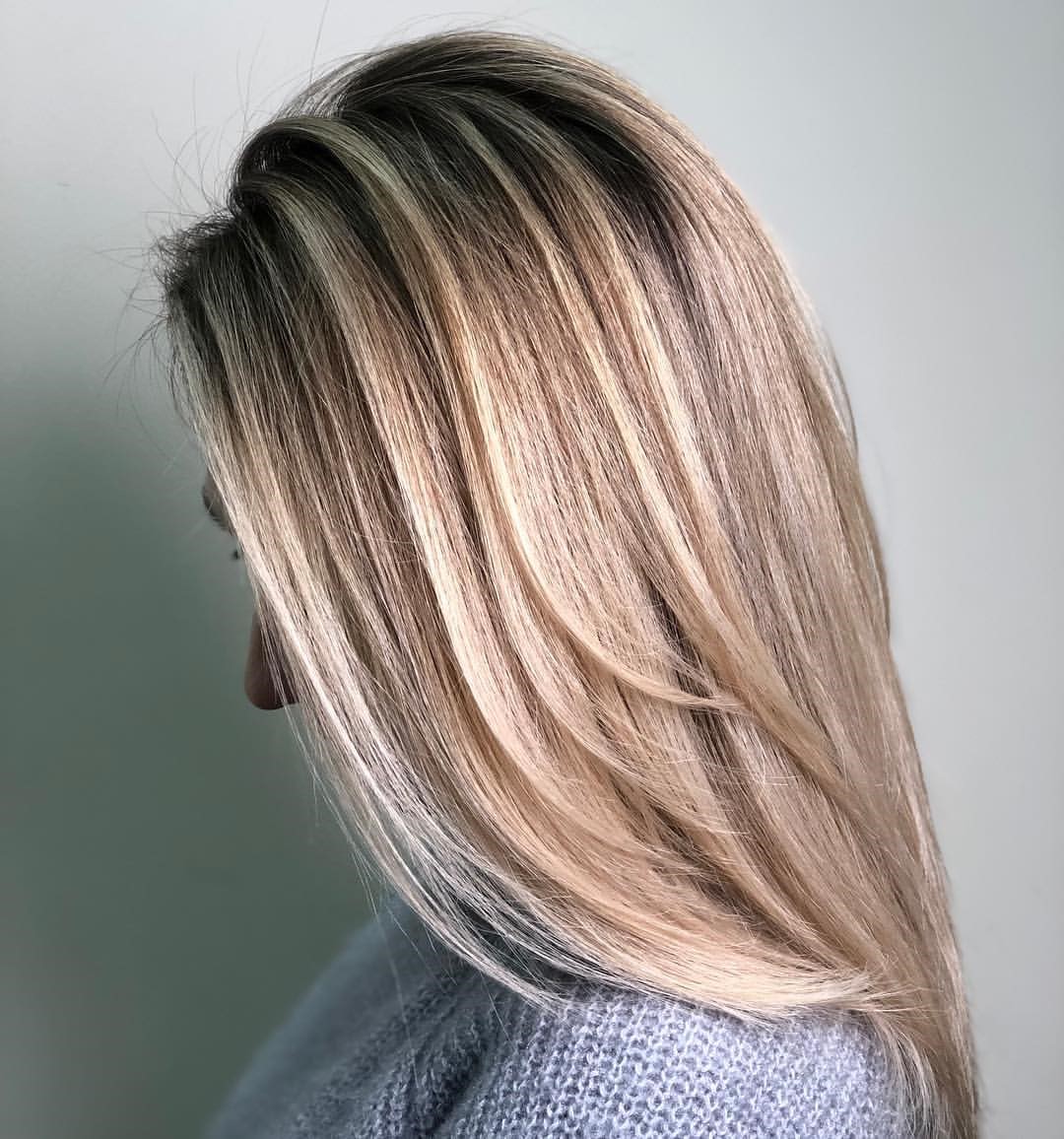 Mittellange blonde haare